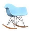 Fine Mod Imports Fine Mod Imports FMI2013-lightblue Rocker Arm Chair; Light Blue FMI2013-lightblue